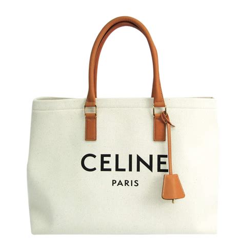 celine white canvas bag|celine tote bag canvas.